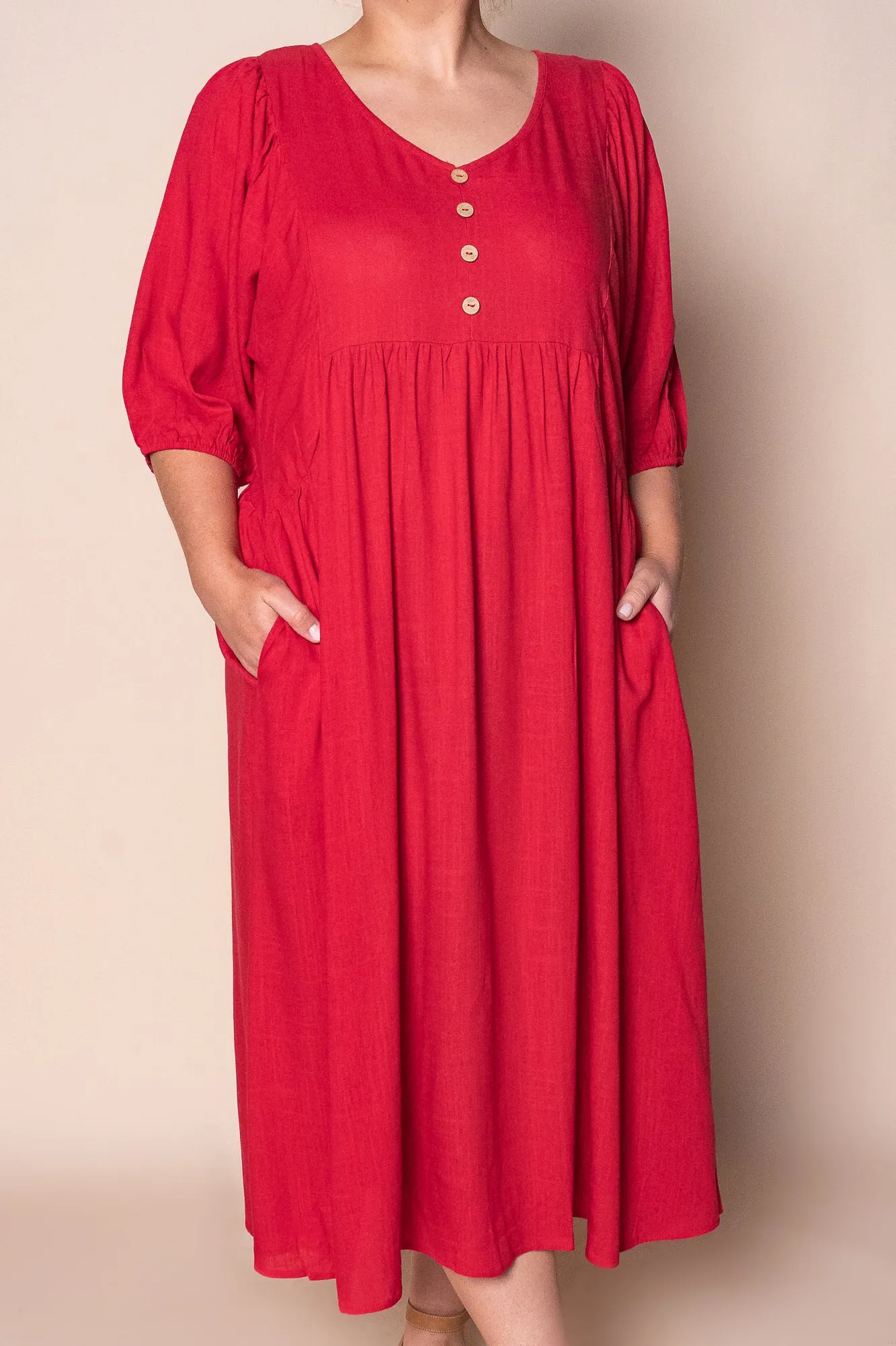Emery Midi Dress in Raspberry sold by Always Alice product image thumbnail 3