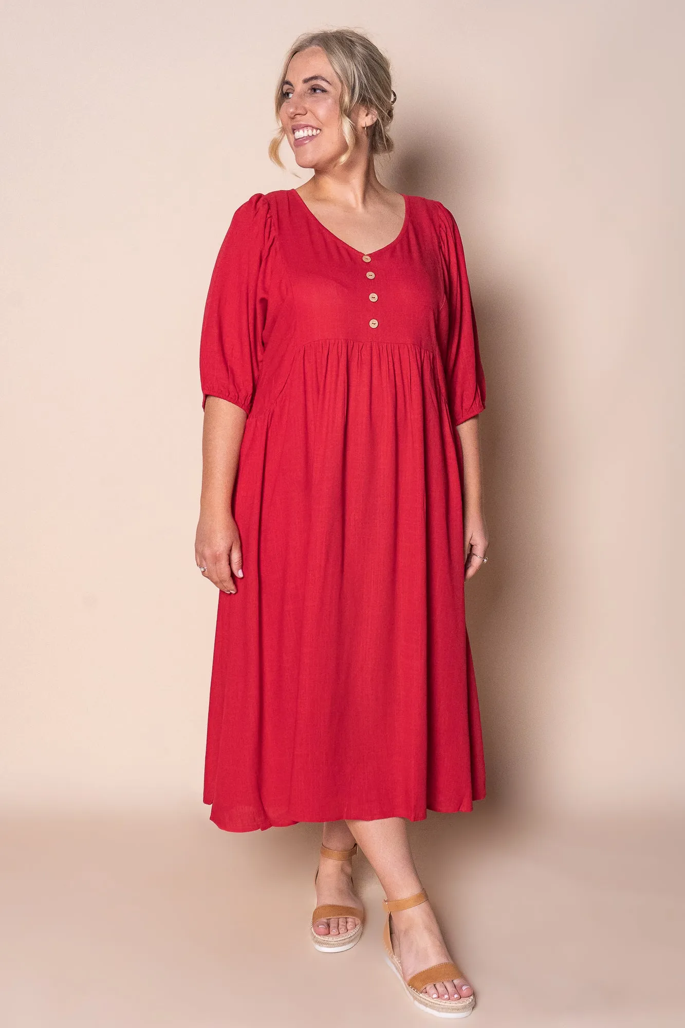 Emery Midi Dress in Raspberry sold by Always Alice product image thumbnail 2