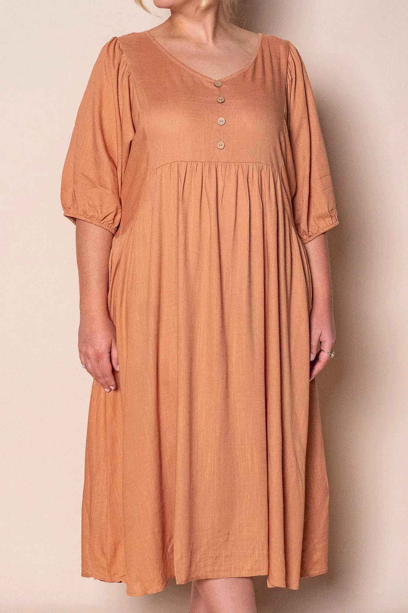Emery Midi Dress in Caramel sold by Always Alice product image thumbnail 4