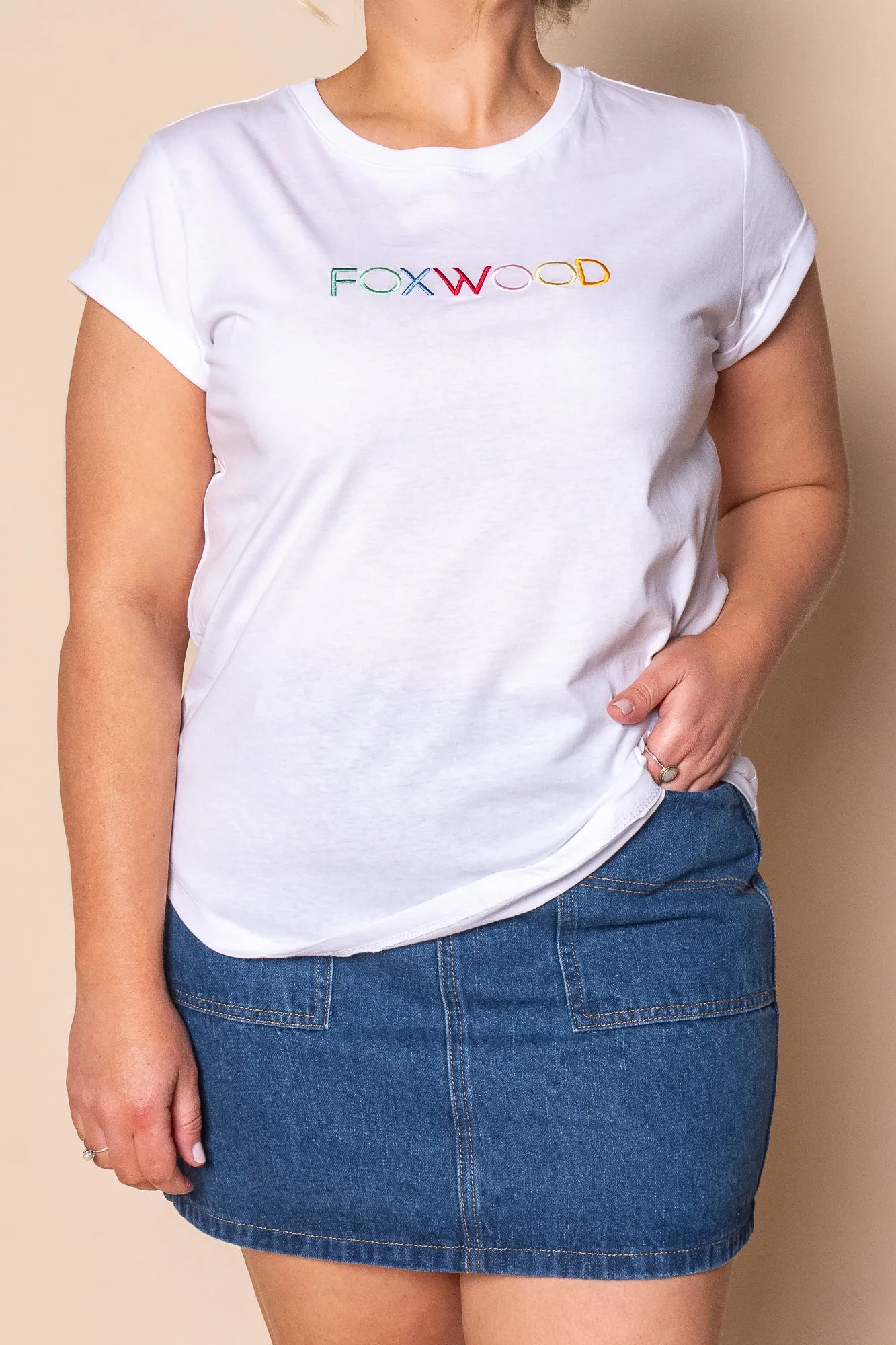 Confetti Tee in White - Foxwood sold by Always Alice product image thumbnail 2