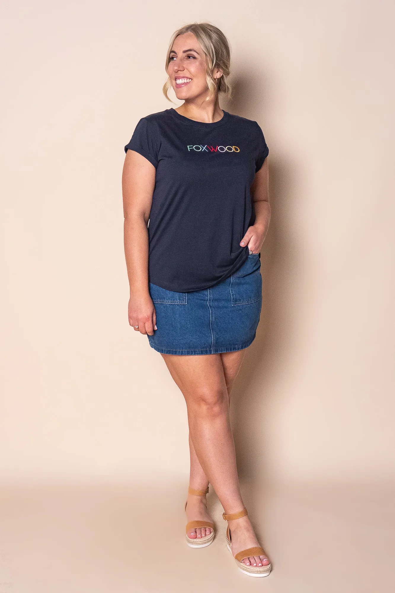 Confetti Tee in Navy - Foxwood sold by Always Alice product image thumbnail 2