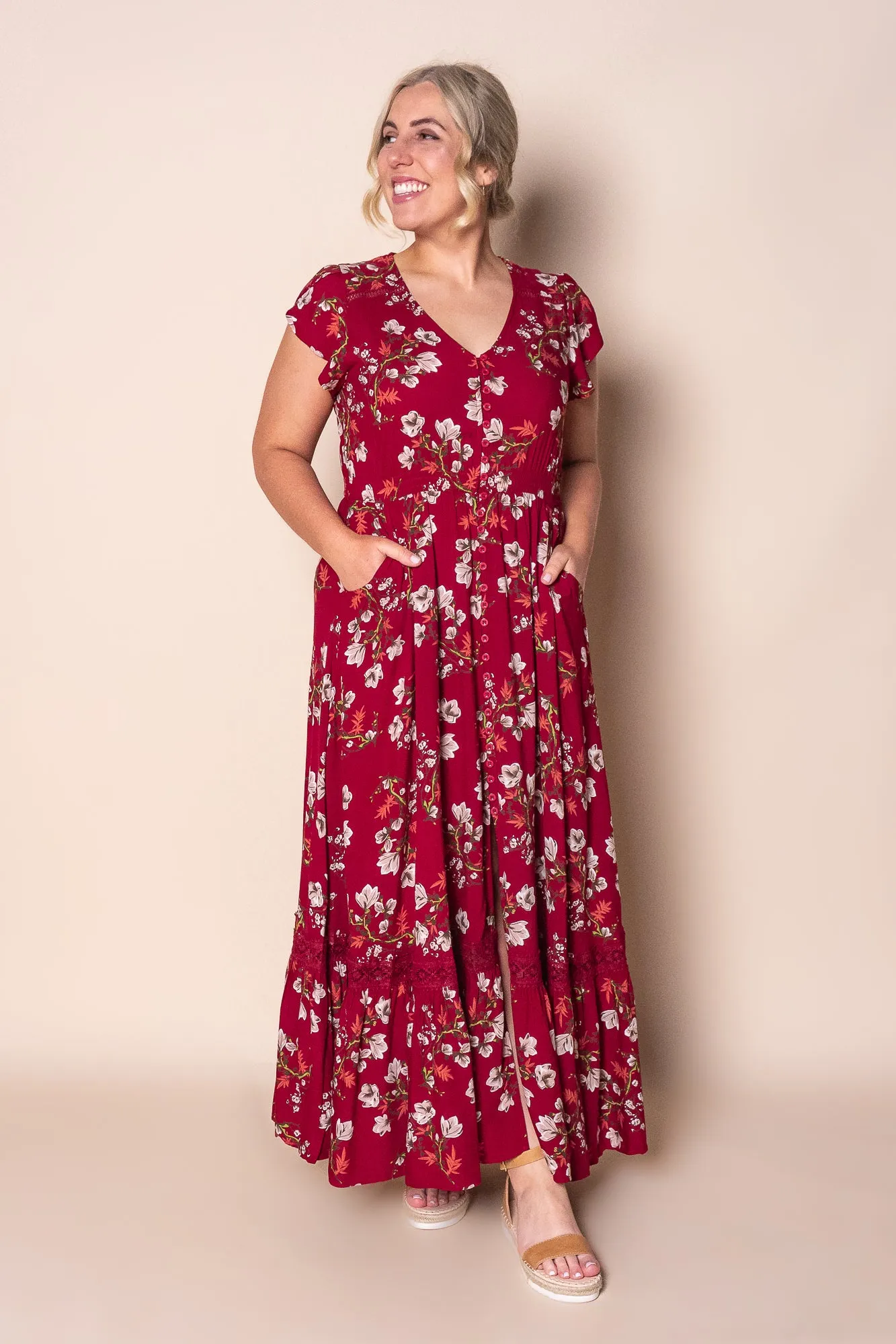 Marnie Maxi Dress in Wine sold by Always Alice product image thumbnail 2