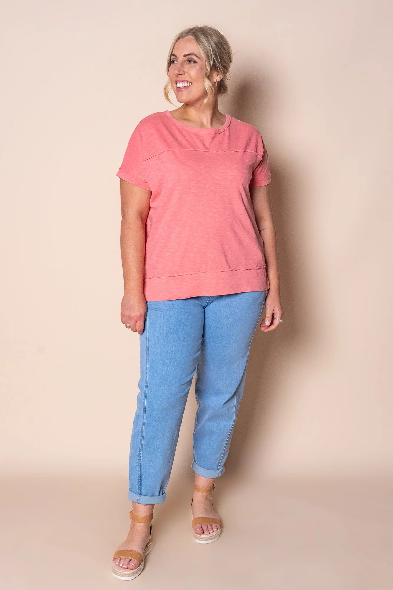 Allison Tee in Rose - Foxwood sold by Always Alice