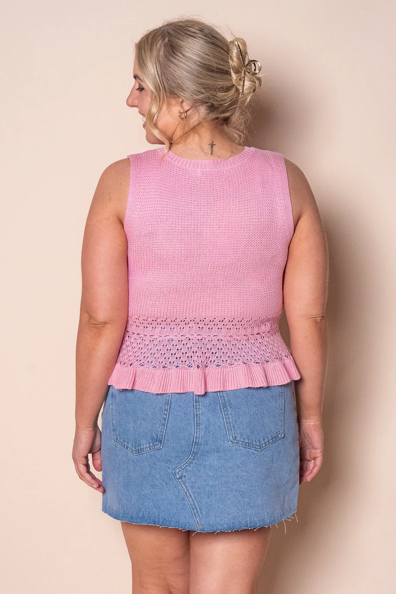 Catalina Knit Top in Pink sold by Always Alice product image thumbnail 4