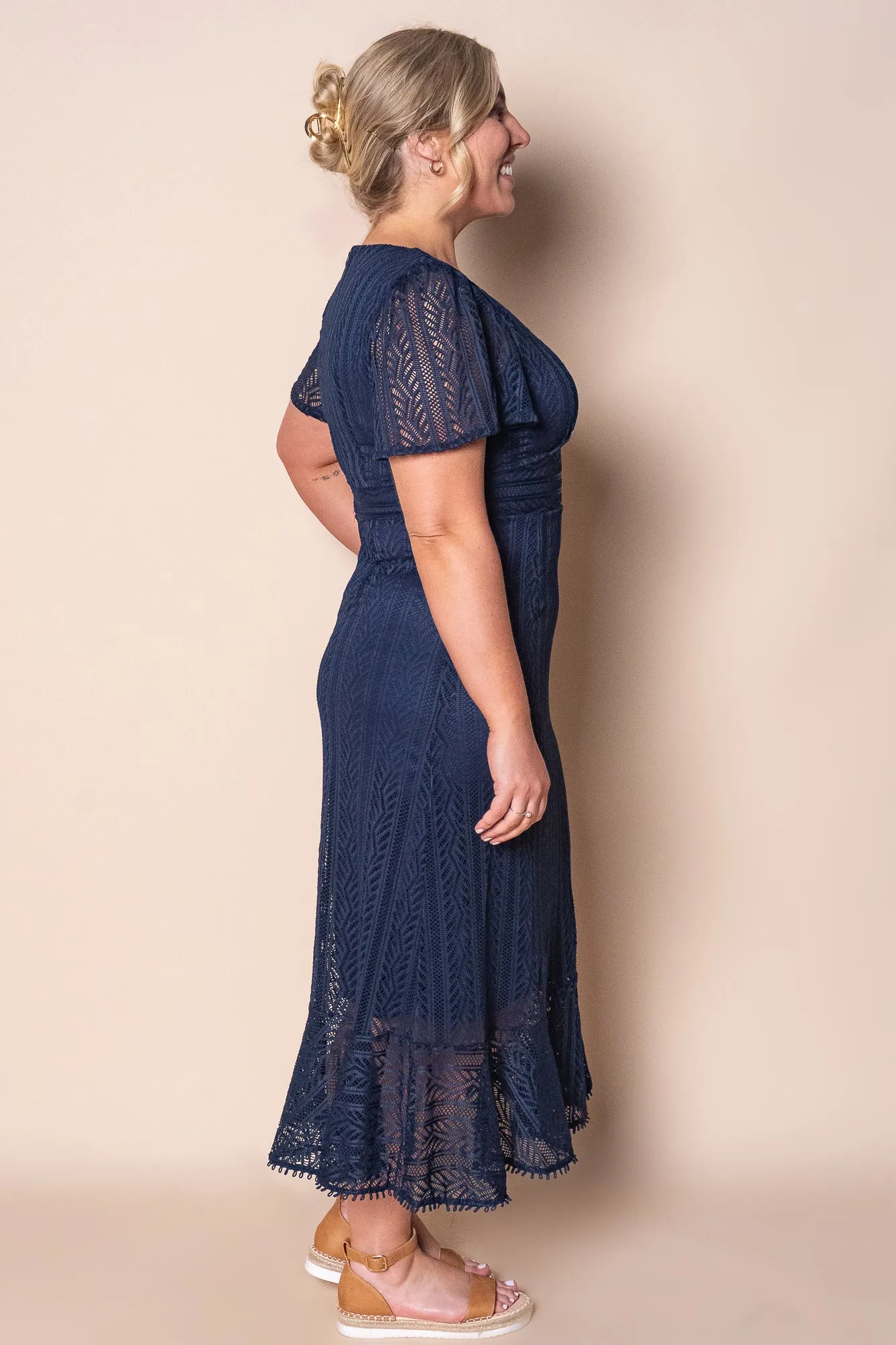 Katie Midi Dress in Navy sold by Always Alice product image thumbnail 4