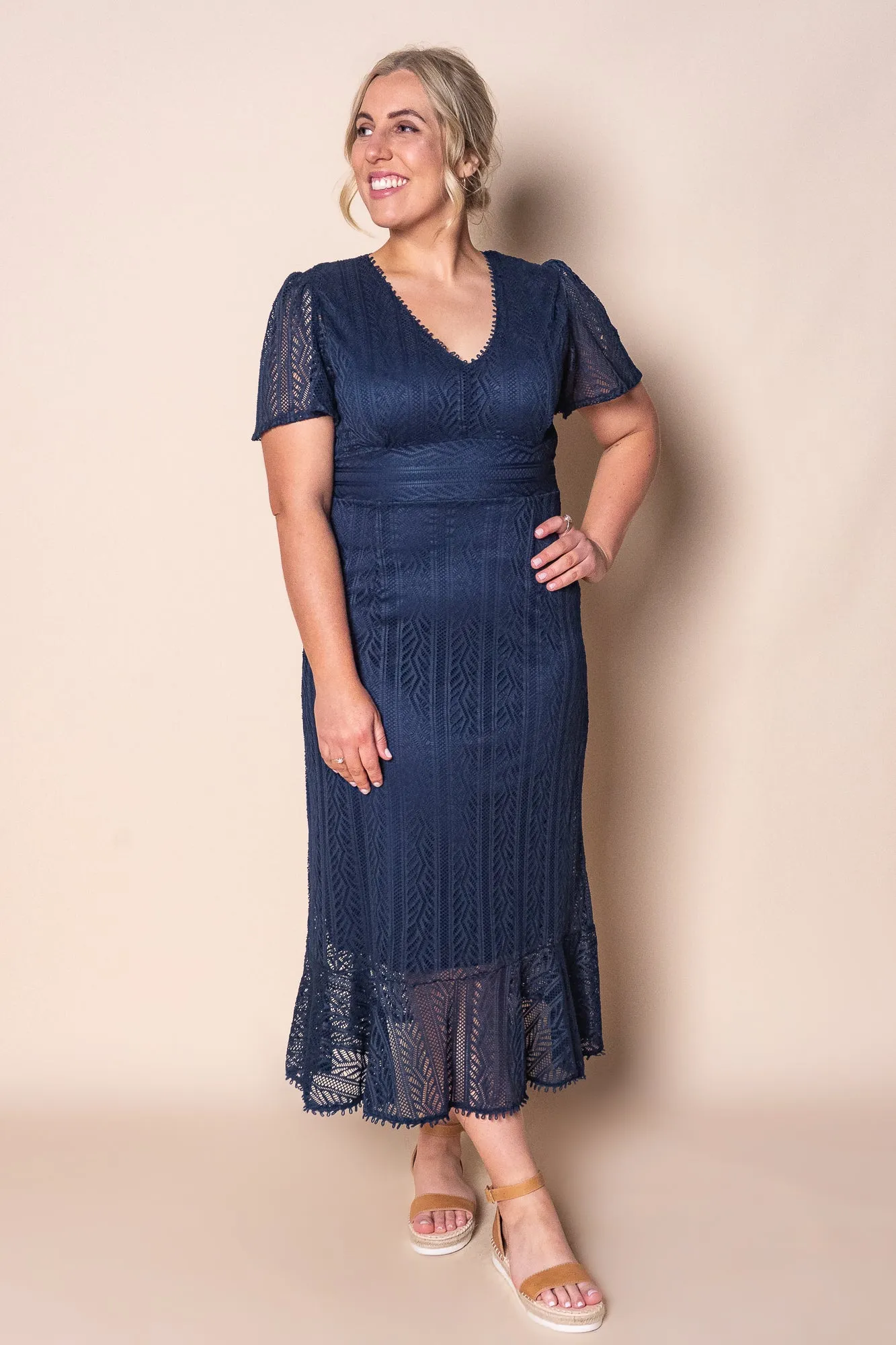 Katie Midi Dress in Navy sold by Always Alice product image thumbnail 2