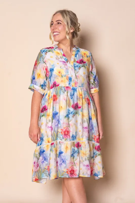 Posey Midi Dress in Multi sold by Always Alice