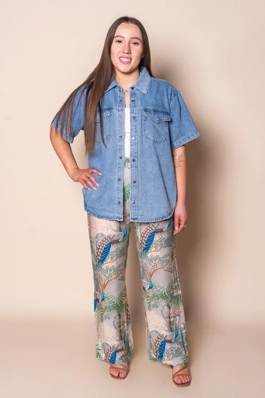 Daisy S/S Shirt in Light Blue - Foxwood sold by Always Alice