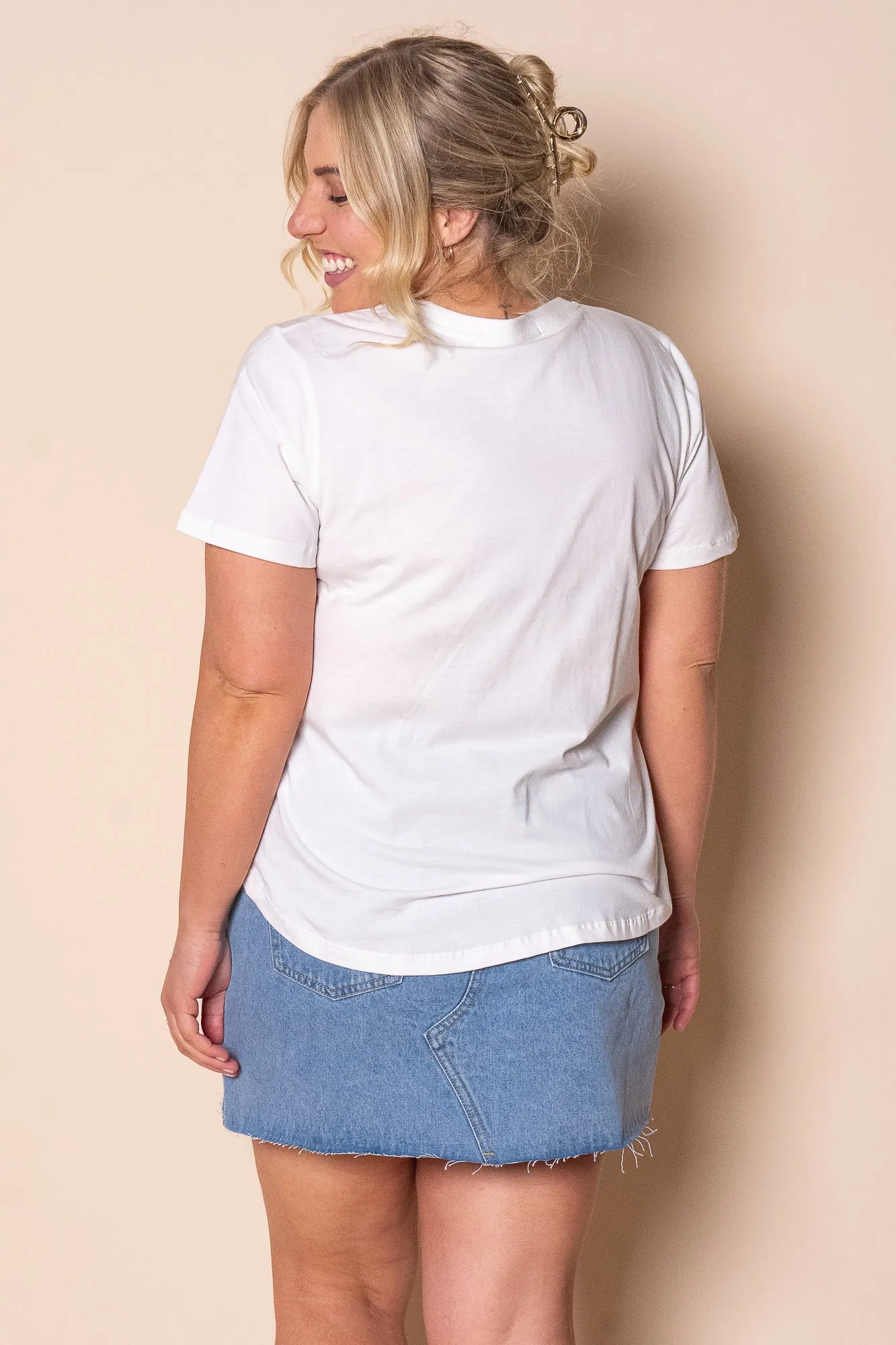 Limoncello Tee in Vintage White - Foxwood sold by Always Alice product image thumbnail 5