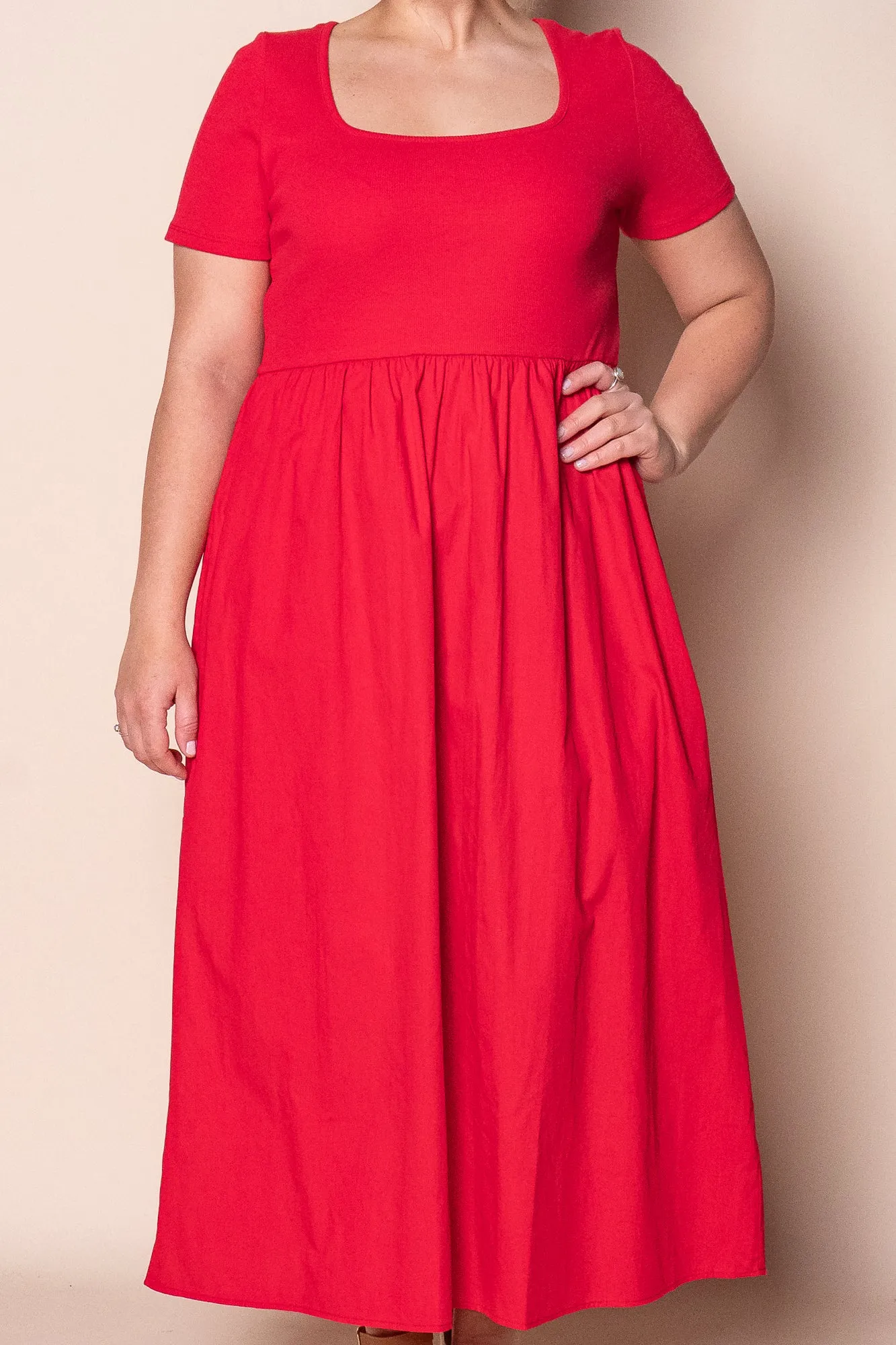Ella Midi Dress in Crimson - Foxwood sold by Always Alice product image thumbnail 3