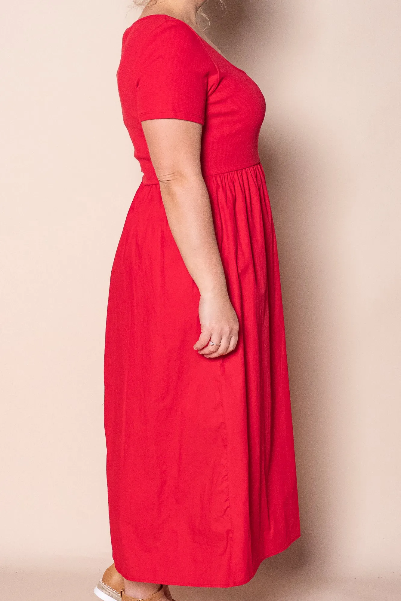 Ella Midi Dress in Crimson - Foxwood sold by Always Alice product image thumbnail 5