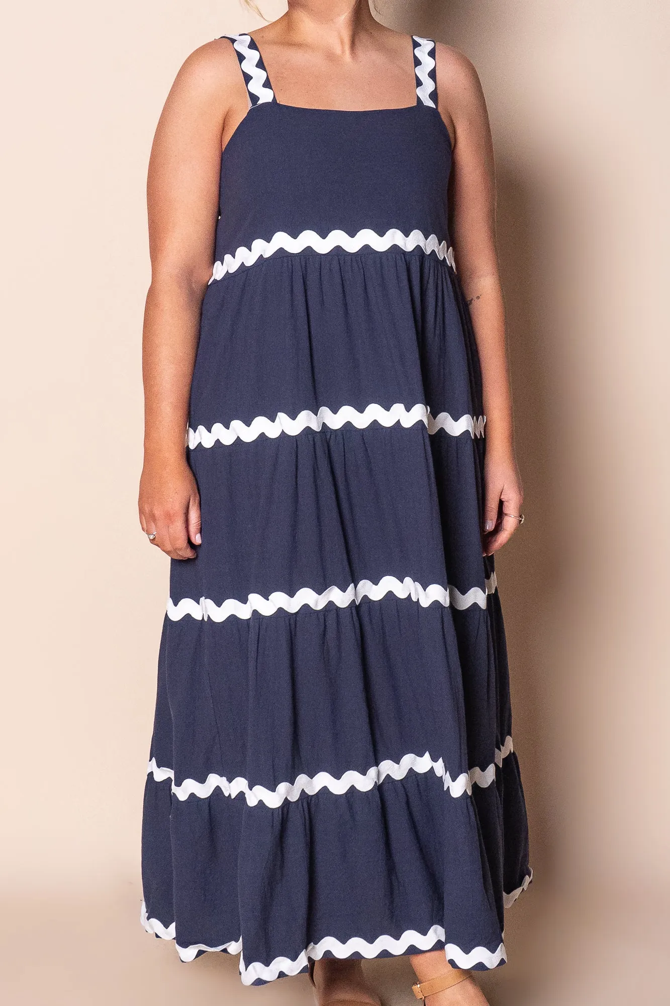 Stella Maxi Dress in Navy sold by Always Alice product image thumbnail 3
