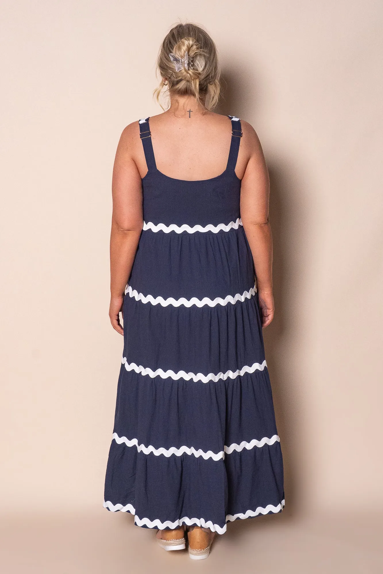 Stella Maxi Dress in Navy sold by Always Alice product image thumbnail 5