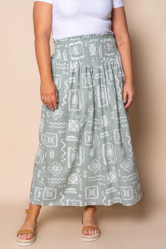 Lucia Maxi Skirt in Sage - All About Eve sold by Always Alice
