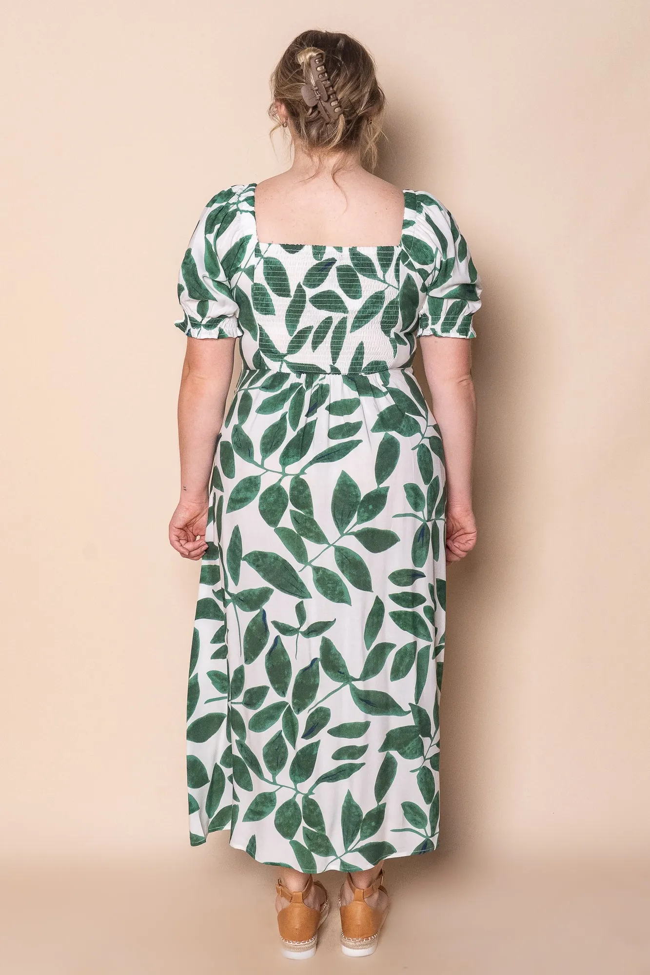Leanna Leaf Midi Dress in Green sold by Always Alice product image thumbnail 5