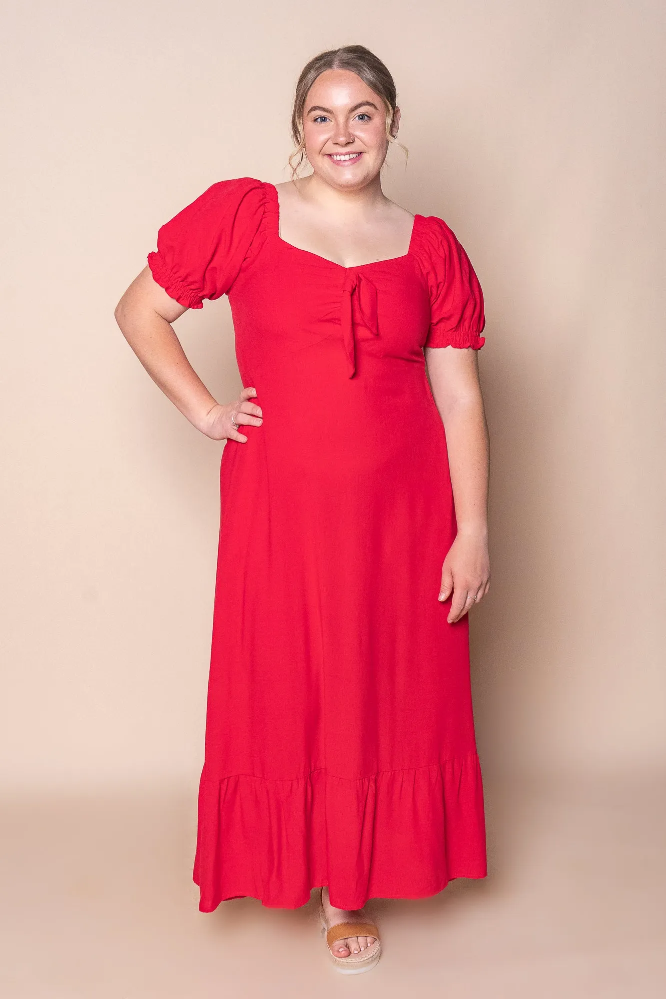 Kylie Midi Dress in Red sold by Always Alice product image thumbnail 3