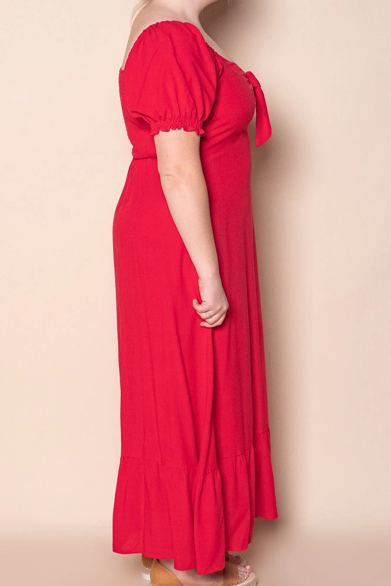 Kylie Midi Dress in Red sold by Always Alice product image thumbnail 4