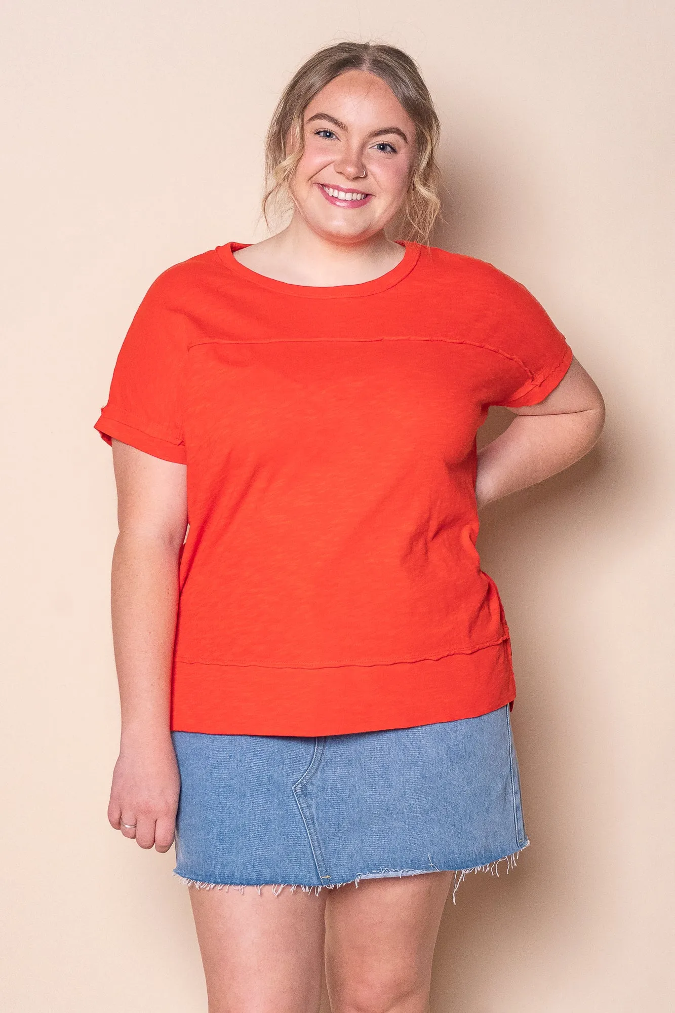 Allison Tee in Tangelo - Foxwood sold by Always Alice product image thumbnail 2