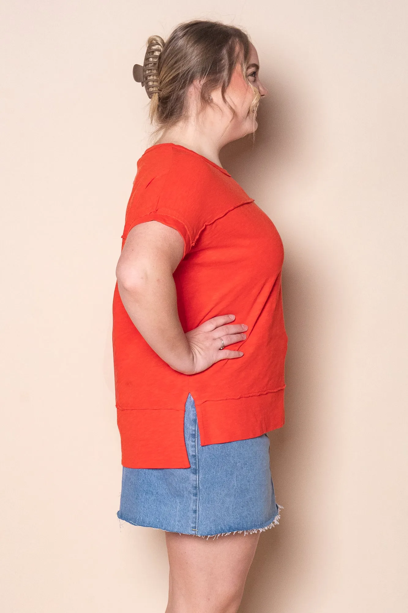 Allison Tee in Tangelo - Foxwood sold by Always Alice product image thumbnail 3