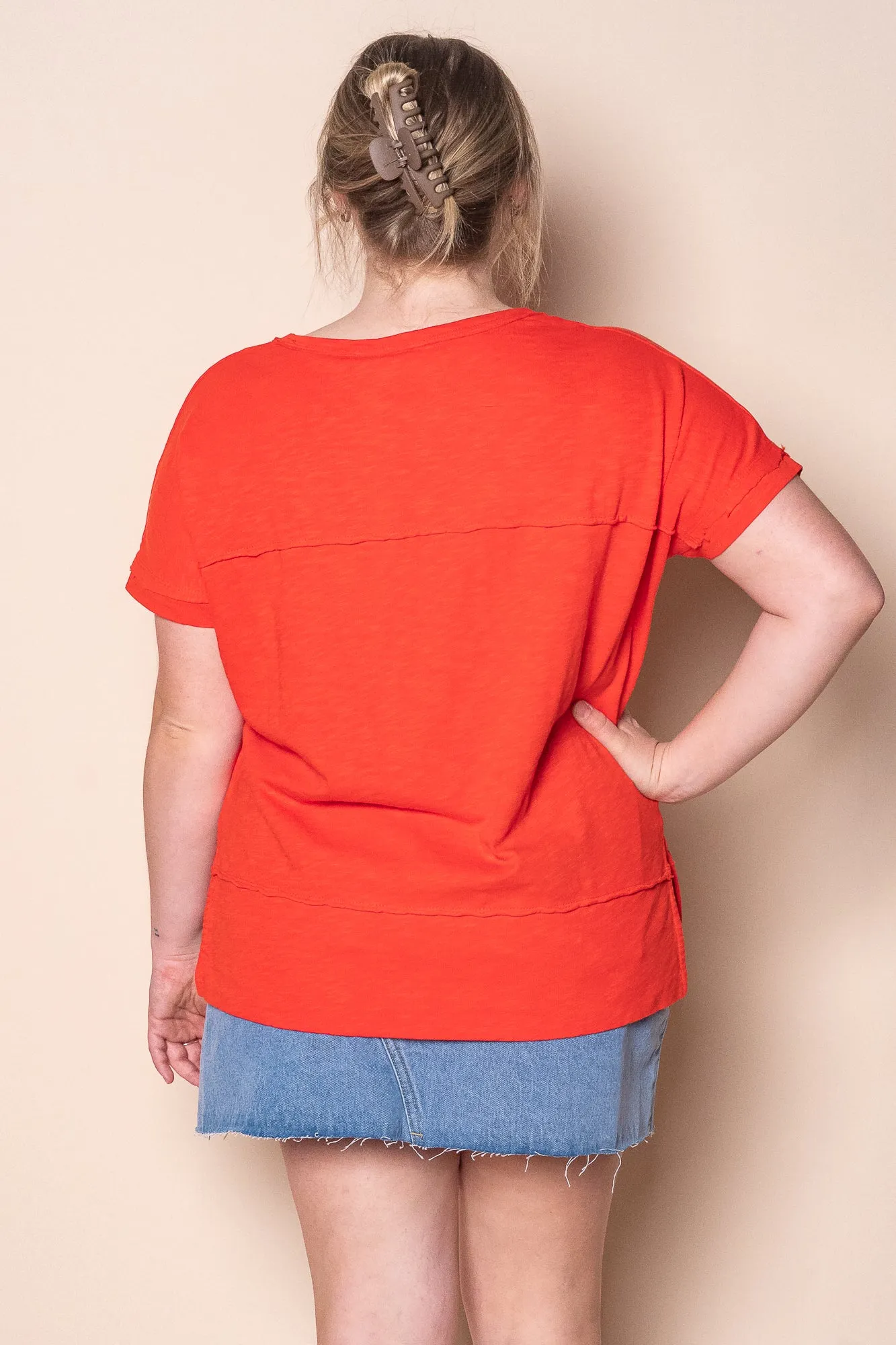 Allison Tee in Tangelo - Foxwood sold by Always Alice product image thumbnail 4