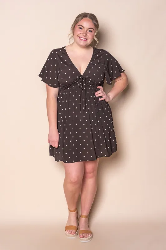 Emelia Skater Dress in Brown - All About Eve sold by Always Alice