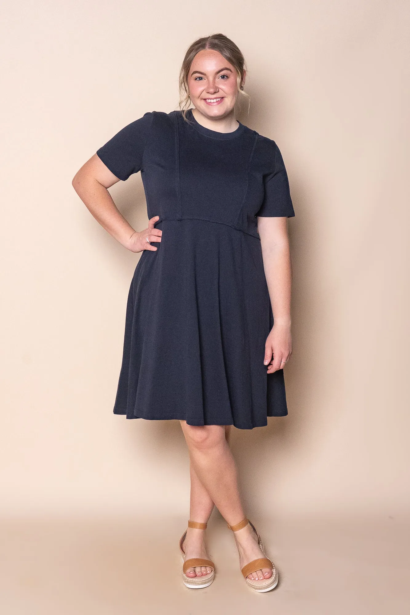 Eva Dress in Navy - Foxwood sold by Always Alice