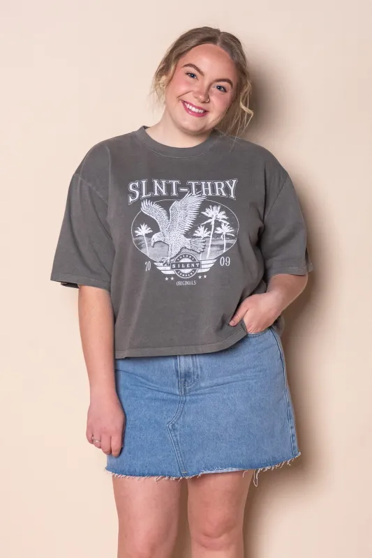 Original Eagle Tee in Coal - Silent Theory sold by Always Alice