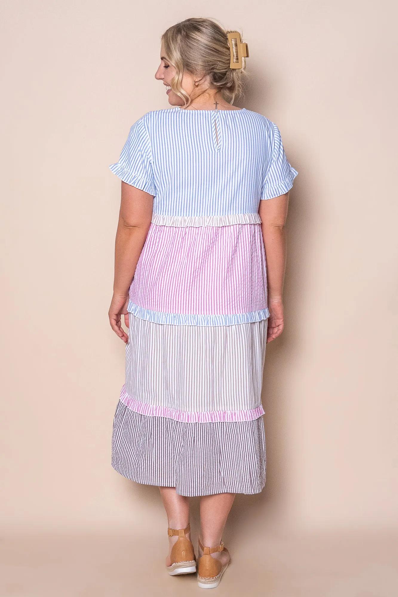 Molly Midi Dress in Blue Multi sold by Always Alice product image thumbnail 5