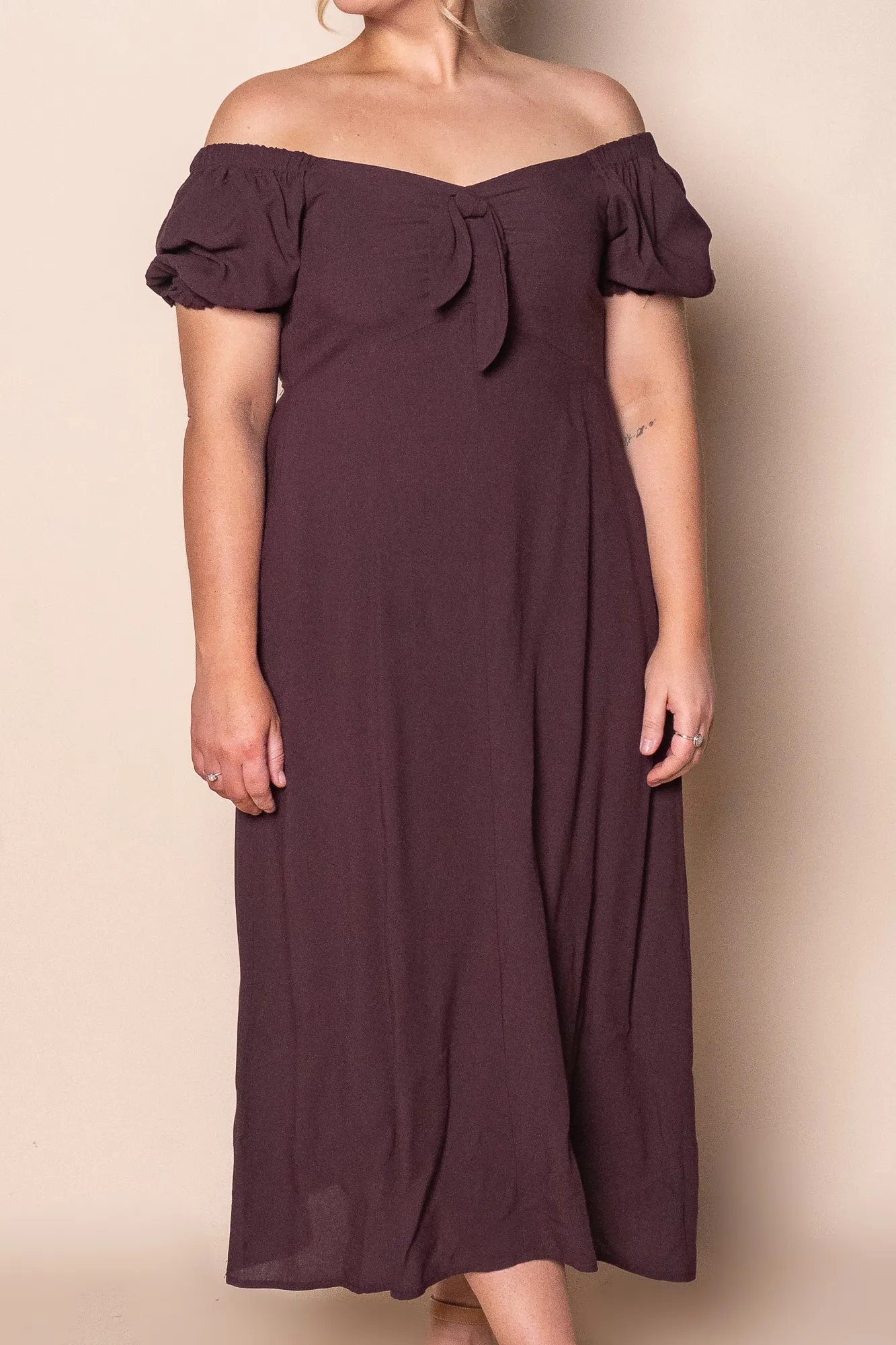 Sienna Midi Dress in Chocolate sold by Always Alice product image thumbnail 4