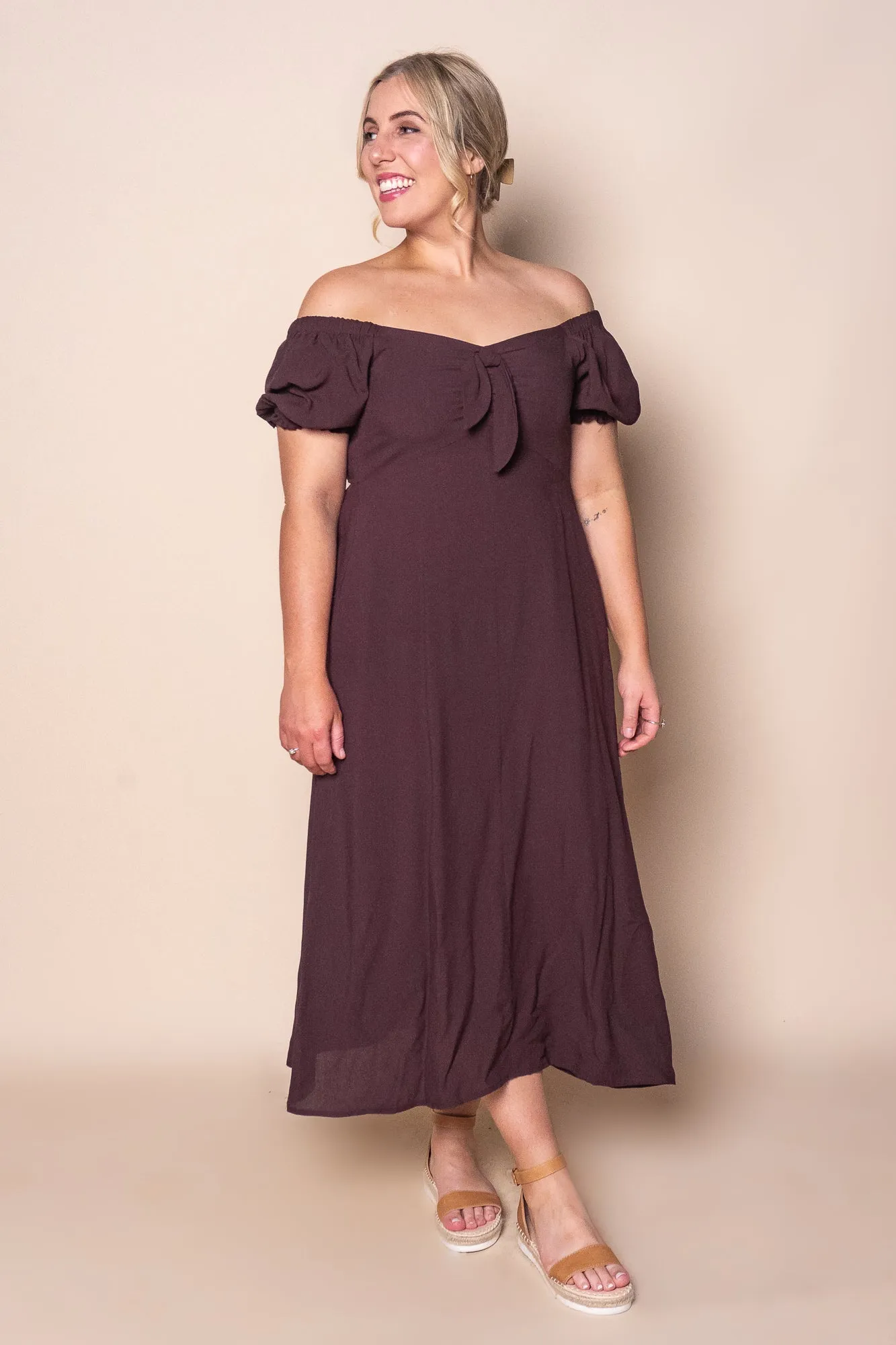 Sienna Midi Dress in Chocolate sold by Always Alice product image thumbnail 2
