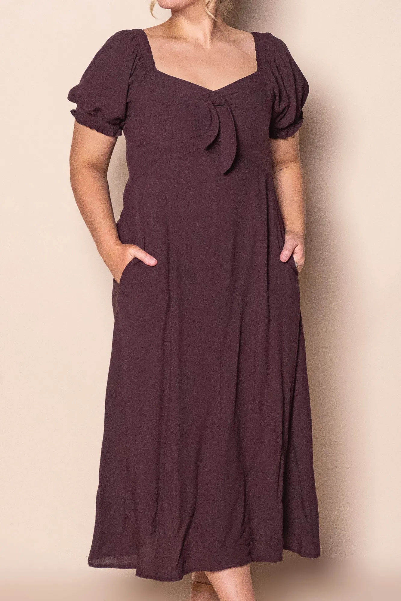 Sienna Midi Dress in Chocolate sold by Always Alice product image thumbnail 3
