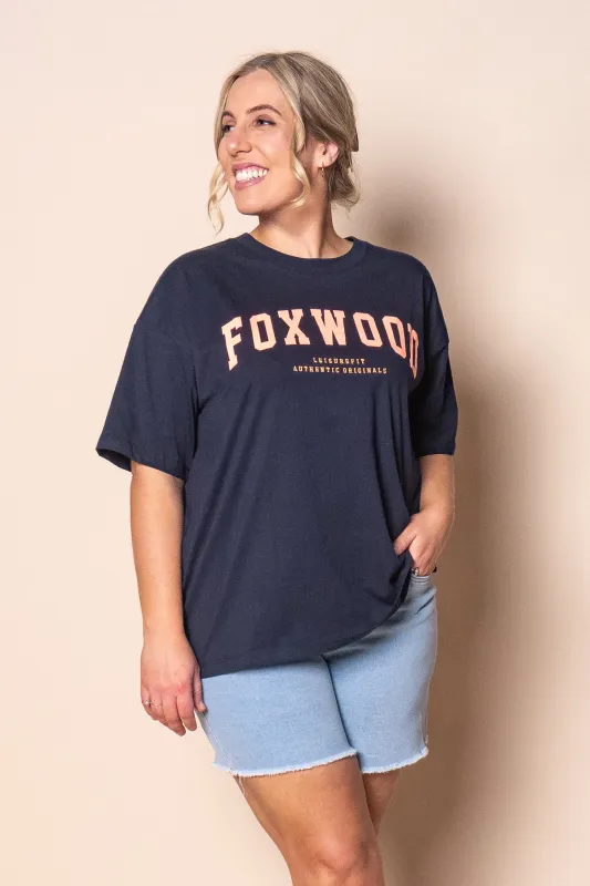 Interval Tee in Navy - Foxwood sold by Always Alice
