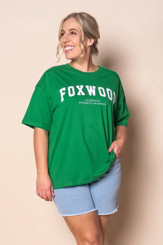 Interval Tee in Green - Foxwood sold by Always Alice