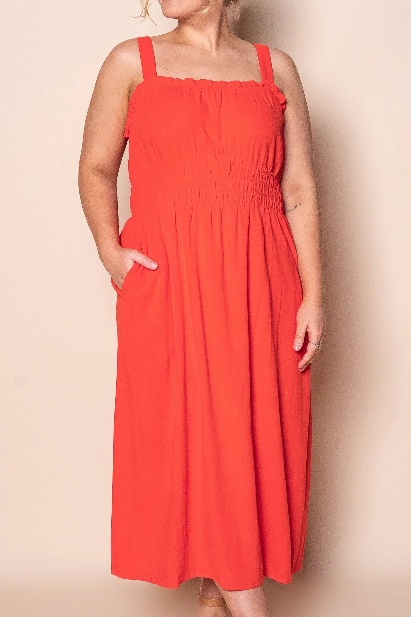 Dandelion Midi Dress in Tangelo - Foxwood sold by Always Alice product image thumbnail 3