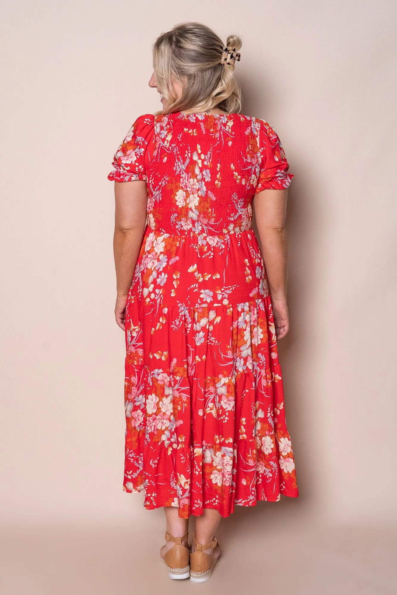 Hillary Midi Dress in Red sold by Always Alice product image thumbnail 4