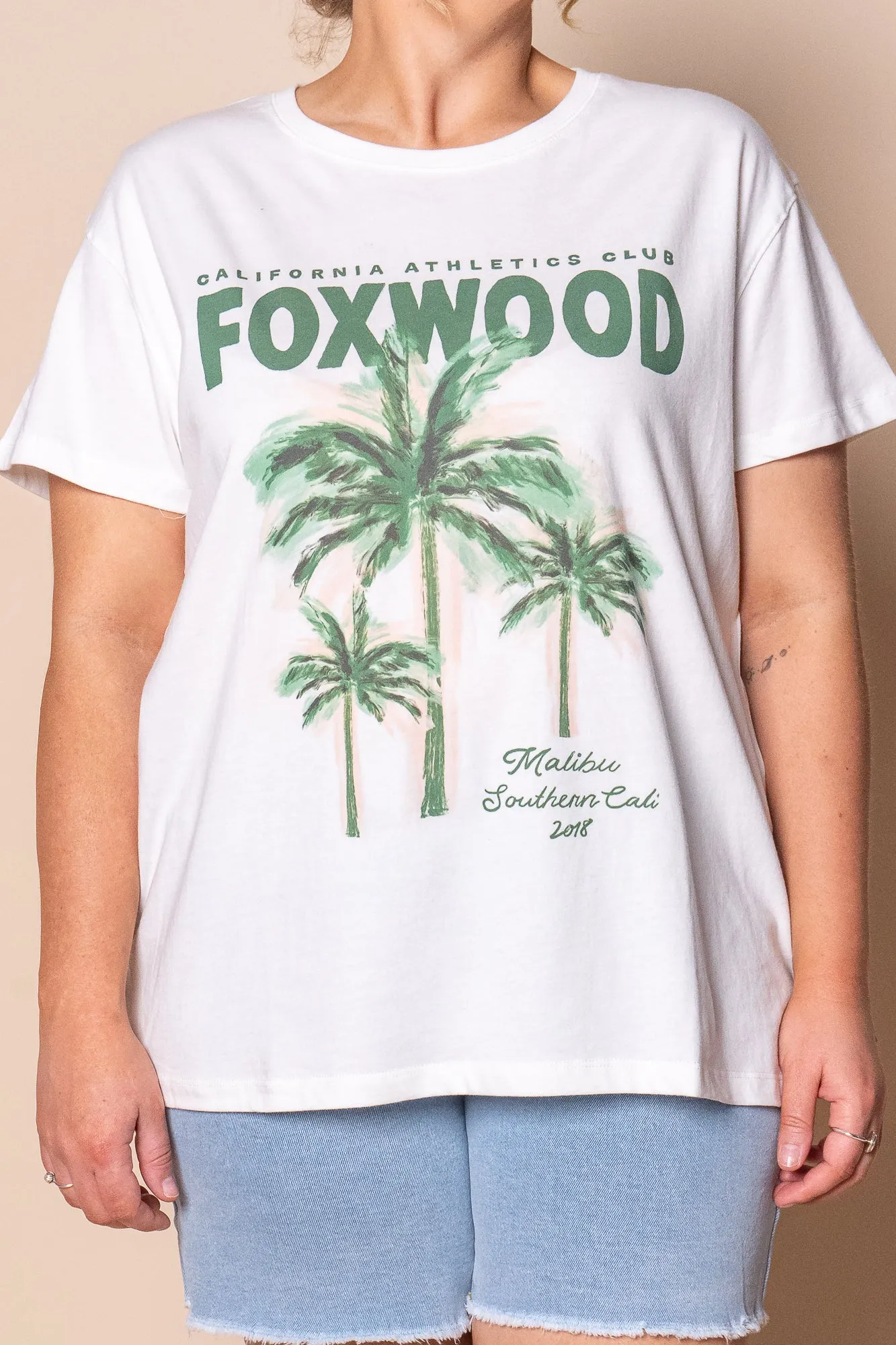 Malibu Tee in Vintage White - Foxwood sold by Always Alice product image thumbnail 2