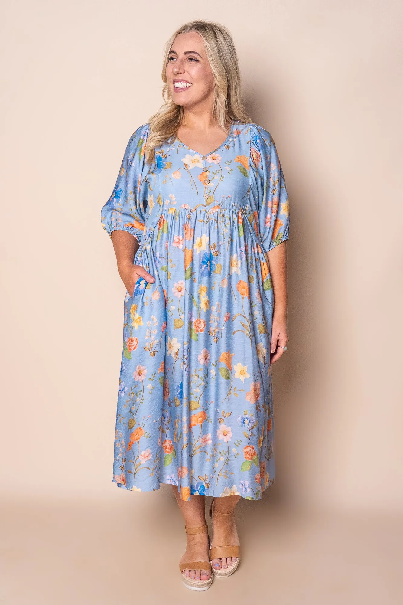 Anna Midi Dress in Light Blue sold by Always Alice product image thumbnail 2