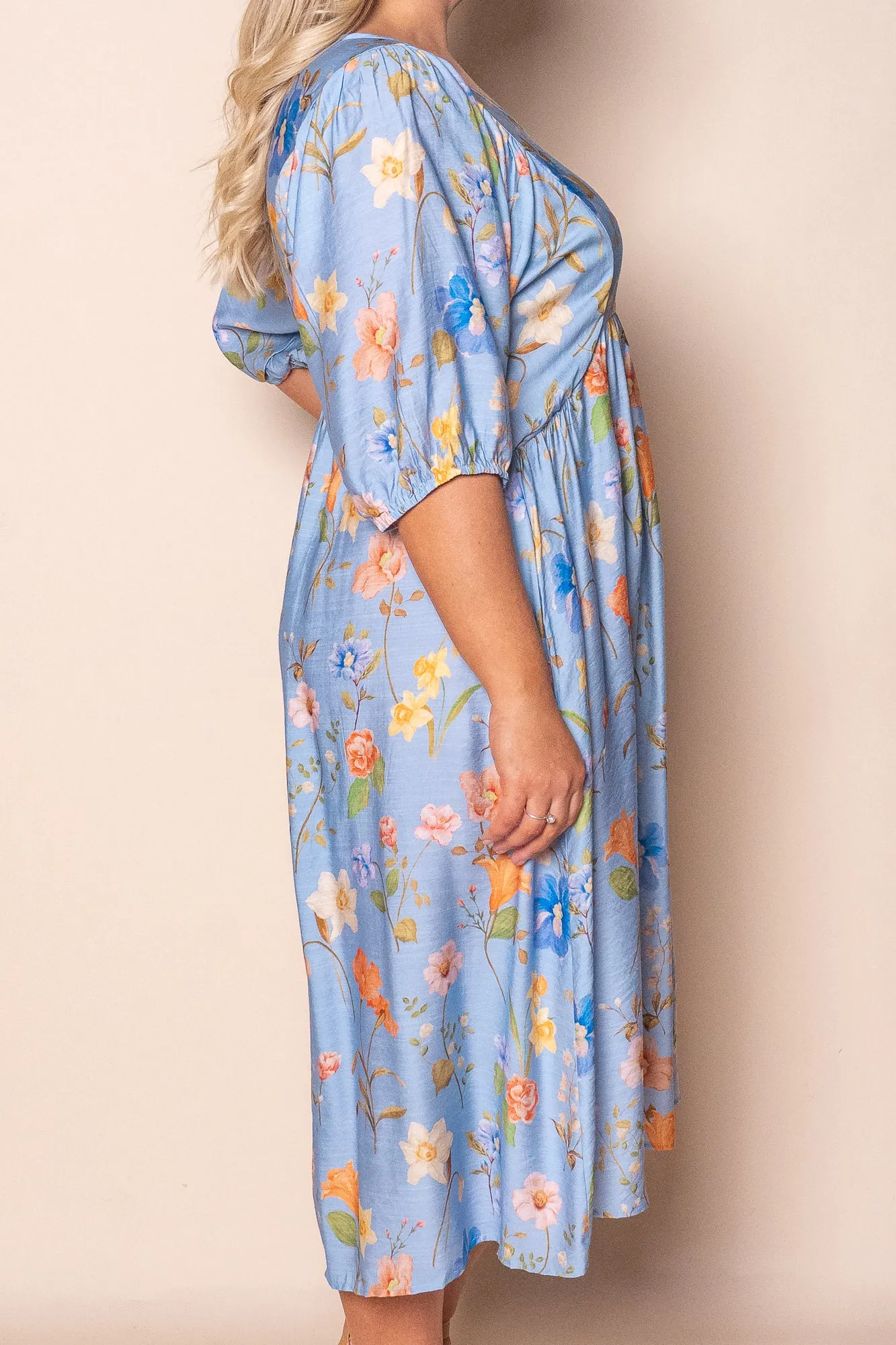 Anna Midi Dress in Light Blue sold by Always Alice product image thumbnail 4