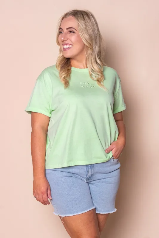 Huntleigh O/S Tee in Mint - Foxwood sold by Always Alice