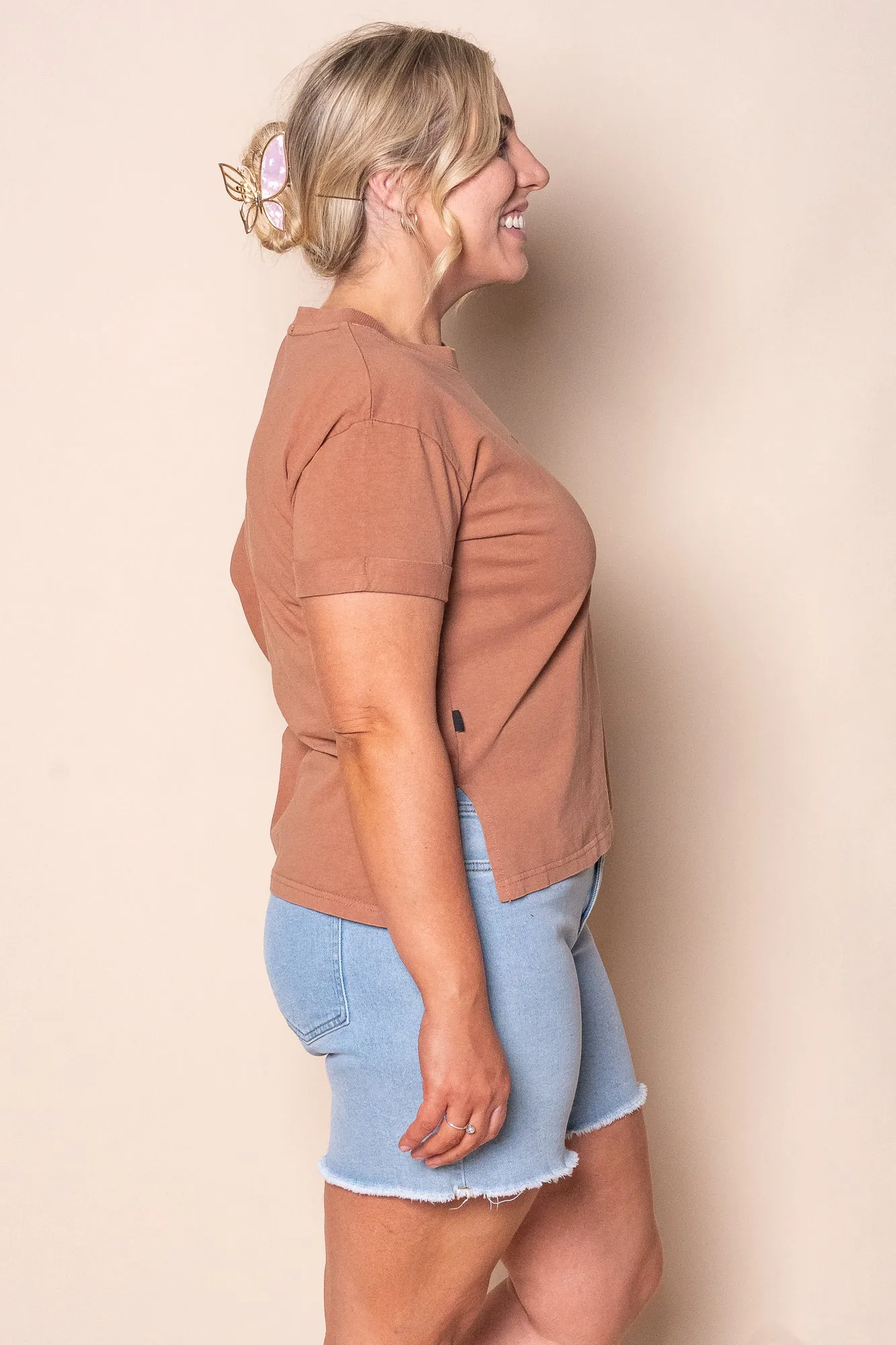 AAE Washed Tee in Cinnamon - All About Eve sold by Always Alice product image thumbnail 4