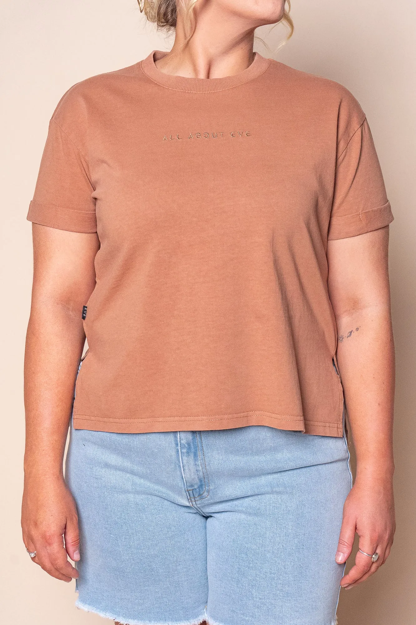 AAE Washed Tee in Cinnamon - All About Eve sold by Always Alice product image thumbnail 3