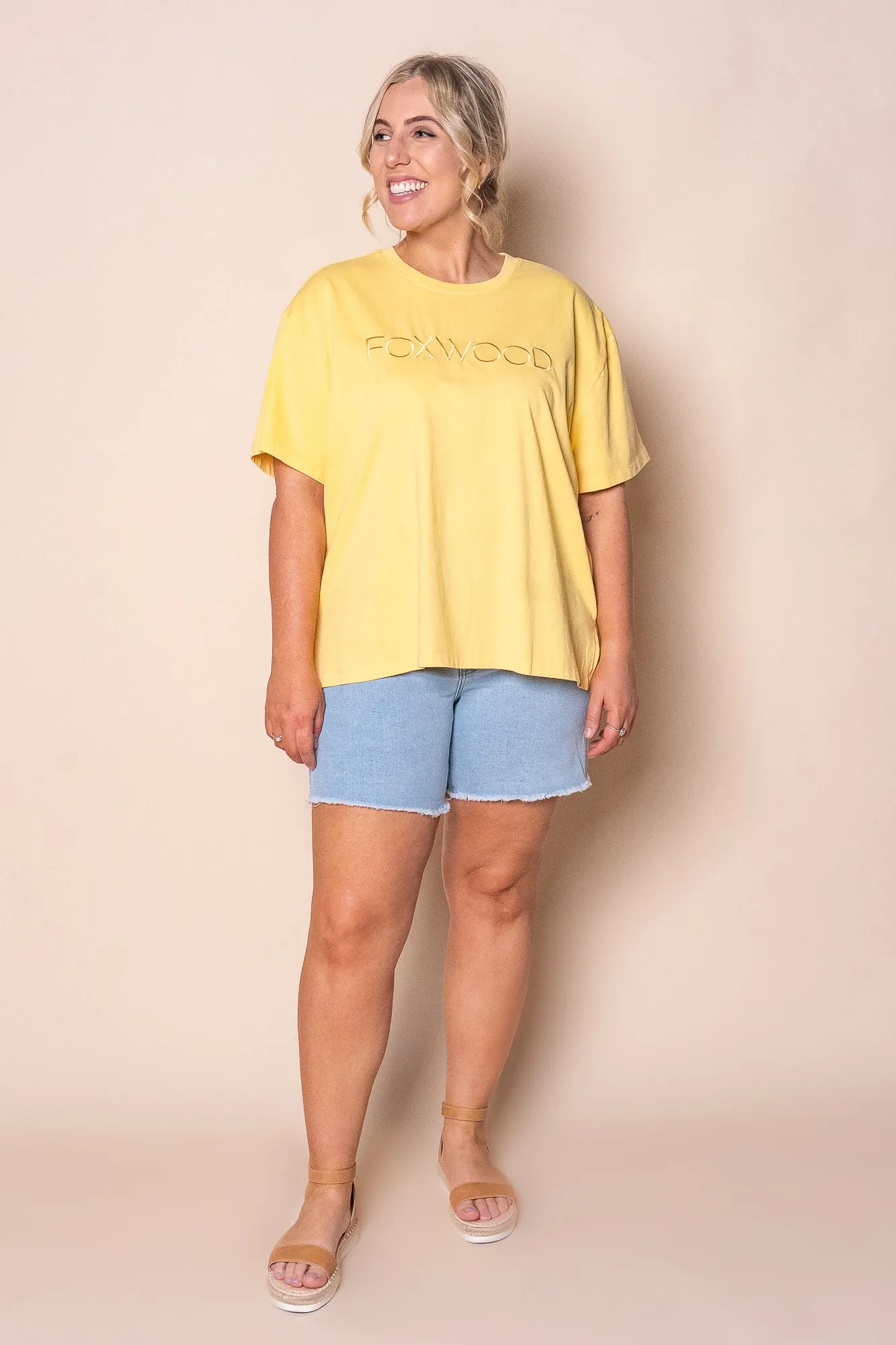 Simplified Tee in Yellow - Foxwood sold by Always Alice product image thumbnail 2