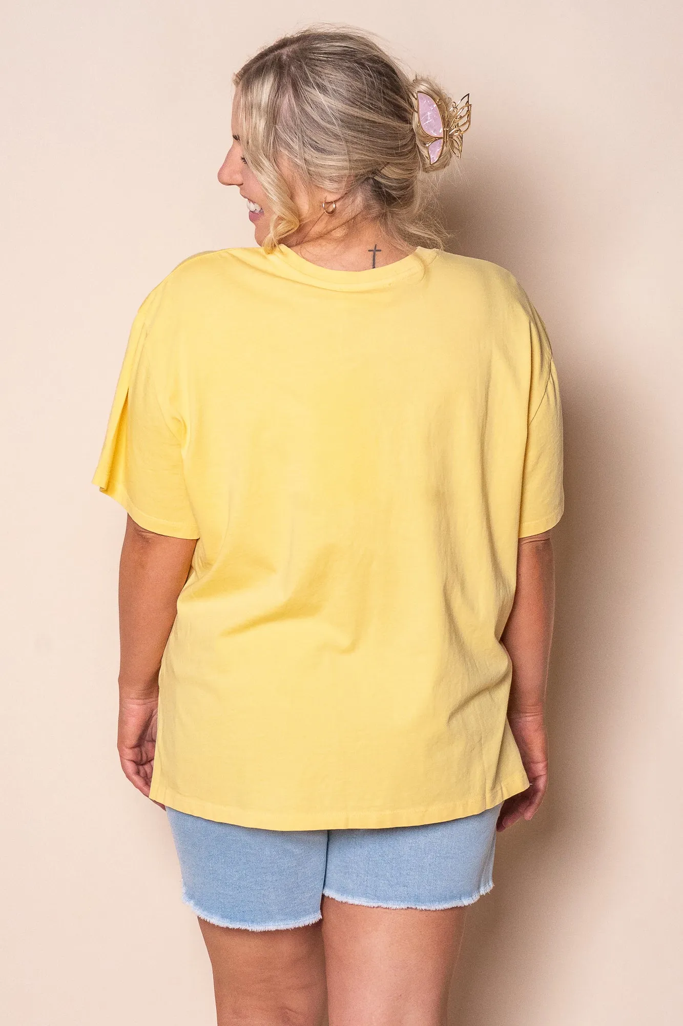 Simplified Tee in Yellow - Foxwood sold by Always Alice product image thumbnail 4