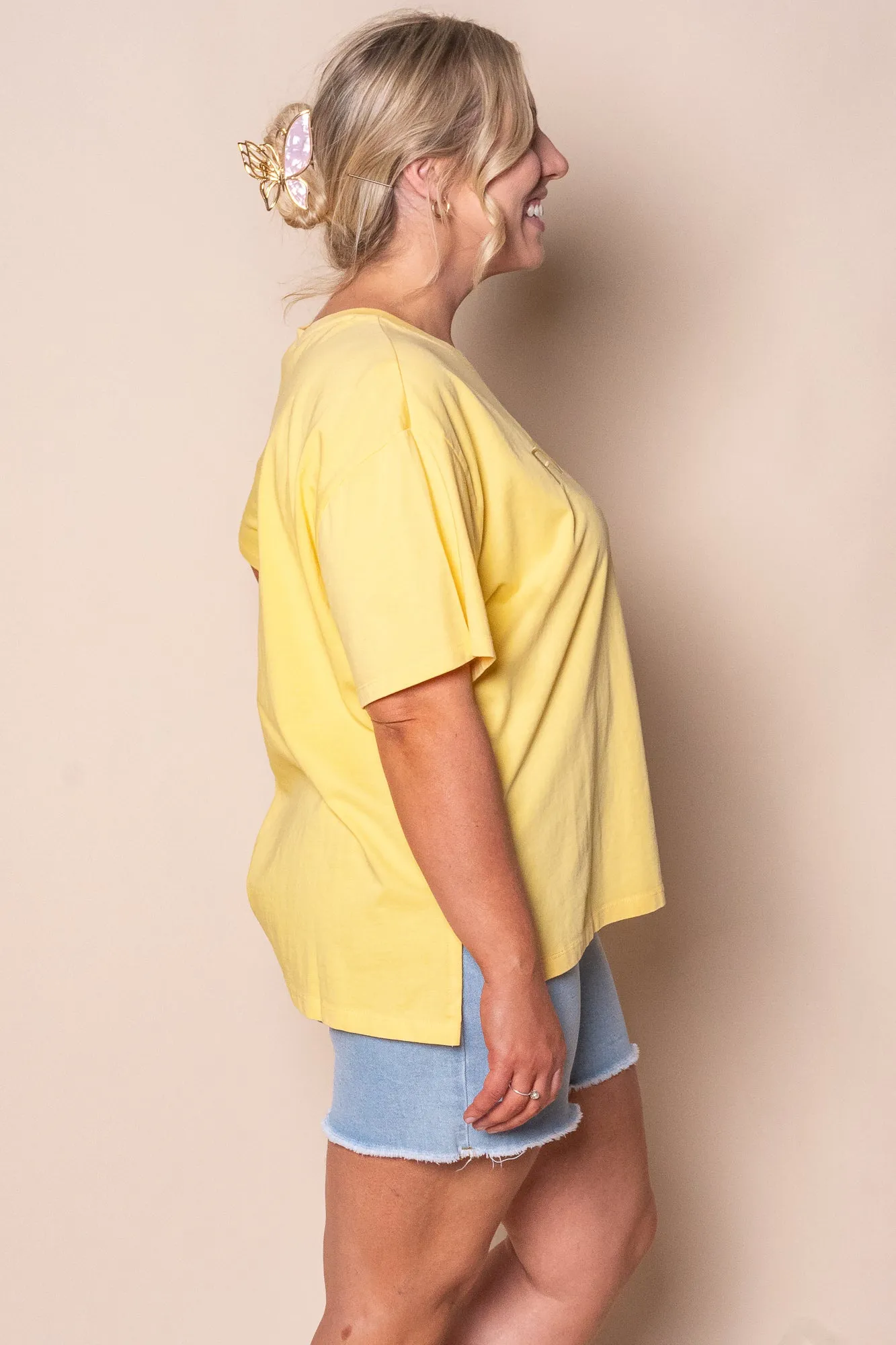 Simplified Tee in Yellow - Foxwood sold by Always Alice product image thumbnail 3