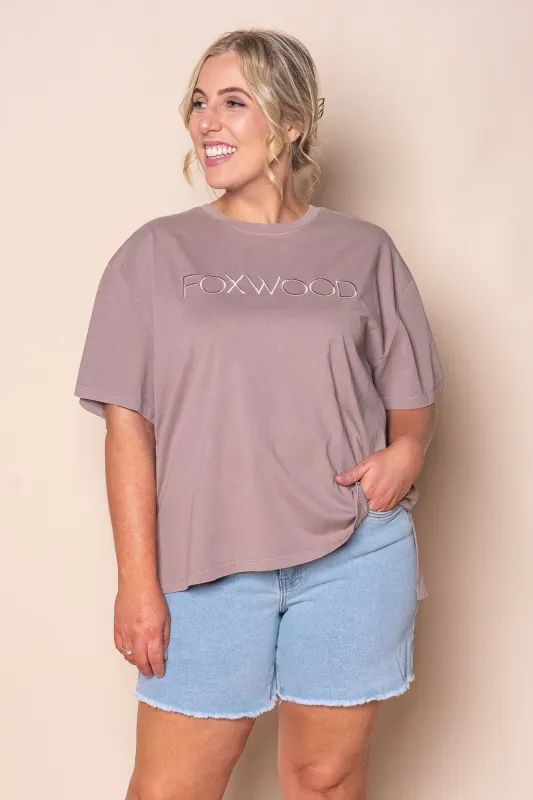 Simplified Tee in Brown - Foxwood made by Foxwood Clothing