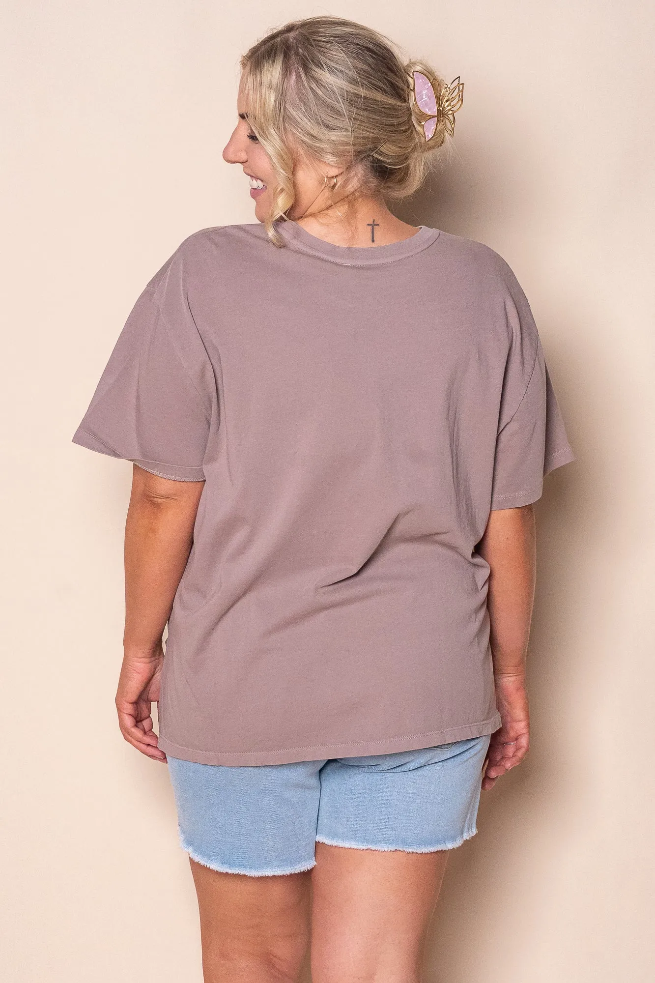 Simplified Tee in Brown - Foxwood sold by Always Alice product image thumbnail 5