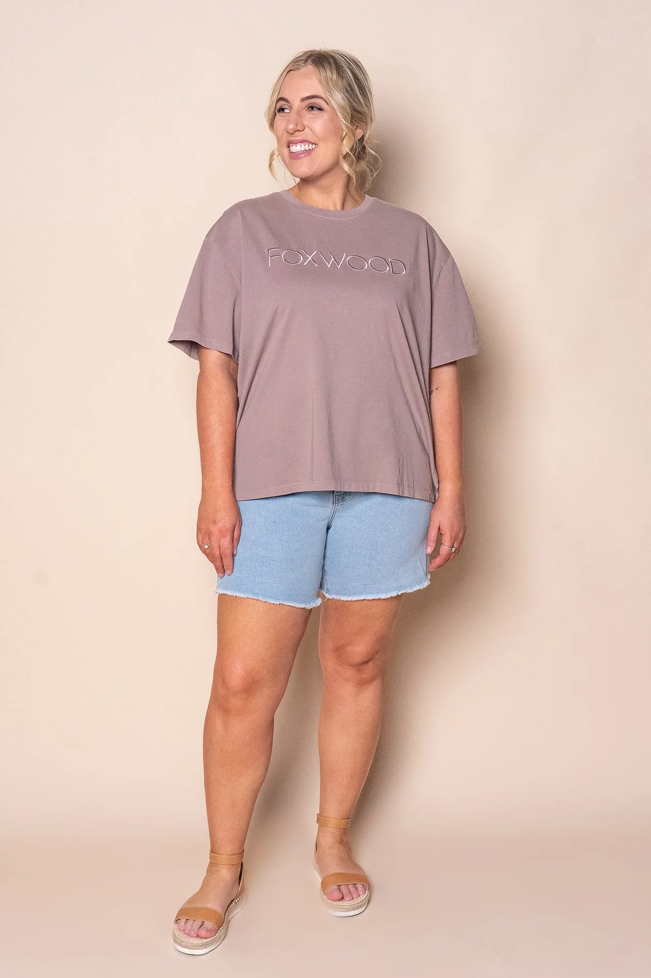 Simplified Tee in Brown - Foxwood sold by Always Alice product image thumbnail 3