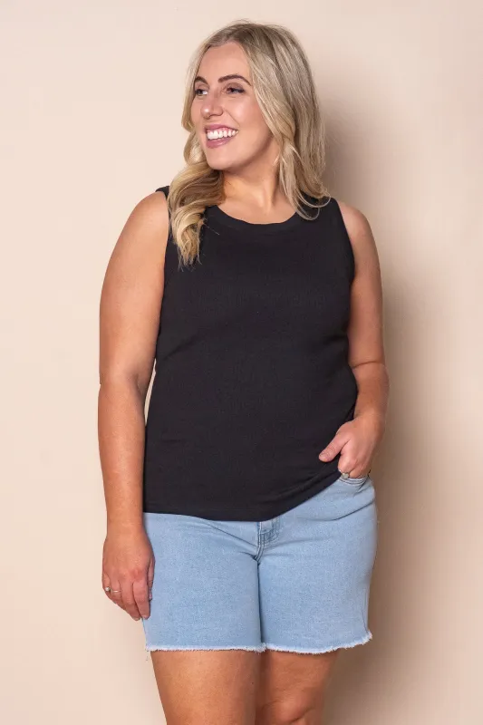 Iris Tank in Black - Foxwood sold by Always Alice