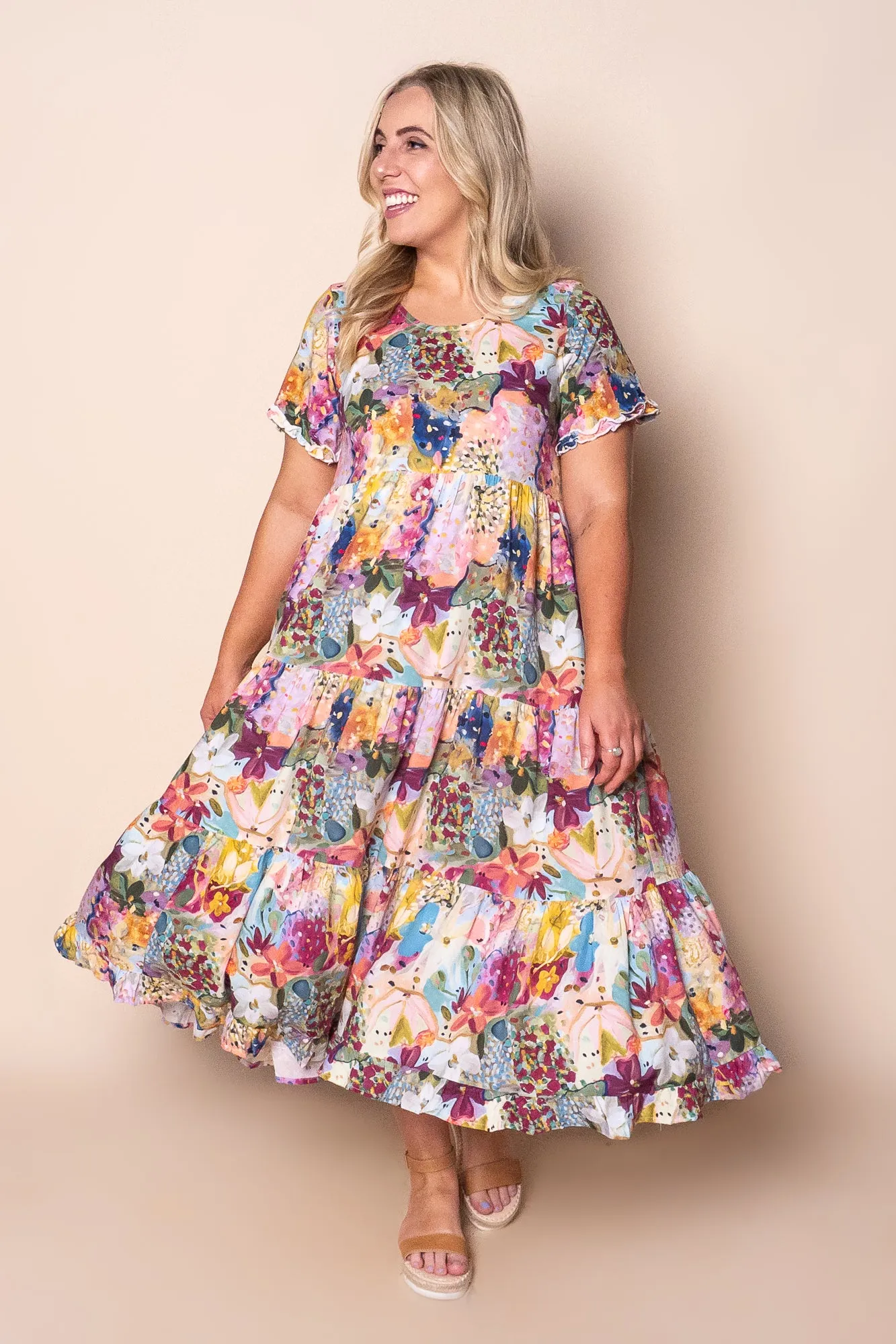 Camilla Midi Dress in Pink sold by Always Alice product image thumbnail 2