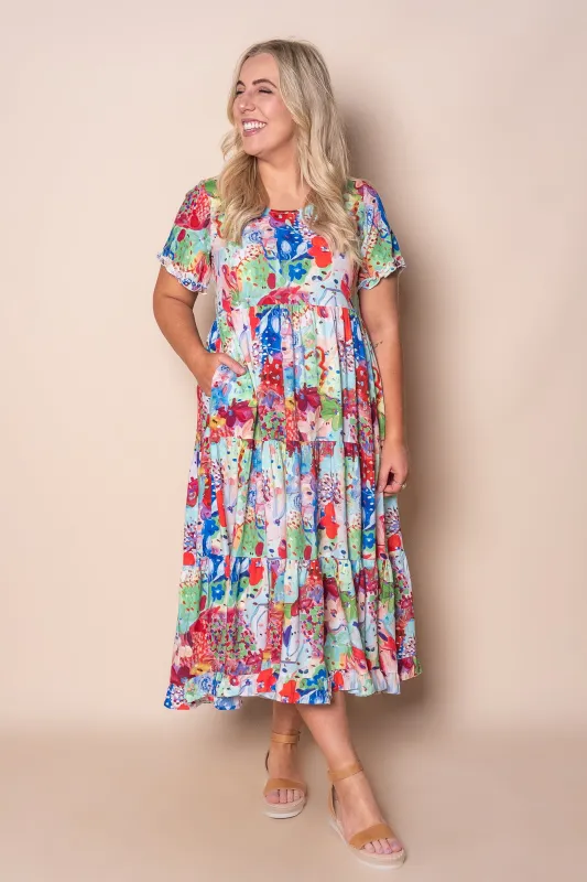 Camilla Midi Dress in Red sold by Always Alice